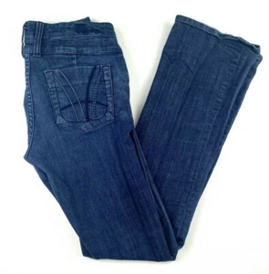 Kut from the Kloth Women's Jeans Size 2 Bootcut Low Rise Dark Wash Stretch Denim - Picture 1 of 8
