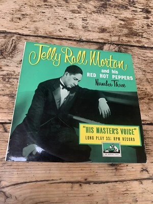 Jelly Roll Morton & Red Hot Peppers No.3 1955 EX- 10"Vinyl LP Plays Nicely Jazz — 第 1/4 张图片