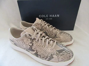 COLE HAAN W02894 Grandpro Tennis Snake Print Leather Sneakers Shoes US 9.5 M NWB - Picture 1 of 10
