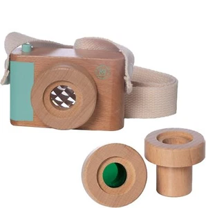 Manhattan Toy Natural Historian Wooden Camera Pretend Time Play with Clear - Picture 1 of 2