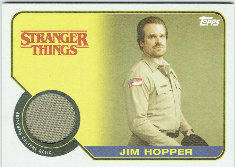 Stranger Things Season 1 Topps 2018 Costume Relic Card R-JH Jim Hopper - Image 1 of 3