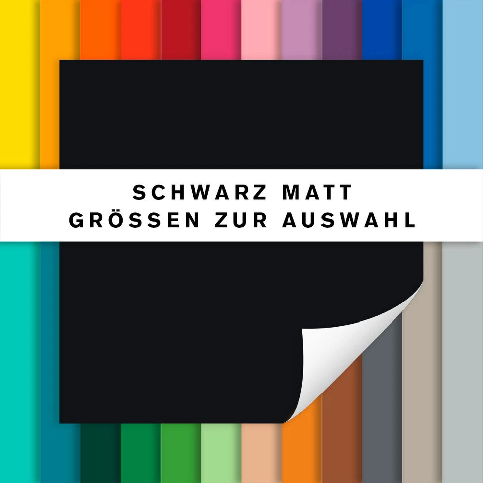 Fliesenaufkleber schwarz matt | Fliesensticker Küche Bad | alle Größen - Bild 1 von 1