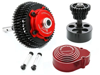 GTB 3 Speed Metal Gear Transmission Kit Generation II with Cover for HPI Baja 5B - Image 1 of 4