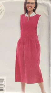 UC Stitch 'n Save 4940 Sew Pattern Jumper Dress Blouse Cottagecore Sizes 12-16 - Picture 1 of 4