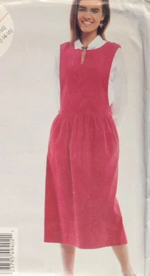 UC Stitch 'n Save 4940 Sew Pattern Jumper Dress Blouse Cottagecore Sizes 12-16 - Image 1 of 4