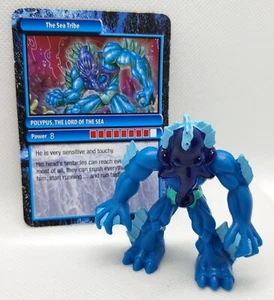 Gormiti Sea Tribe: Polypus, Lord of the Sea - 2.5in Action Mini Figure w/ Card - Picture 1 of 4