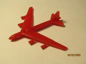 Vintage Strato Fortress Plastic Cereal Promo Jet Airplane Red Early Version 1950 - Picture 1 of 5
