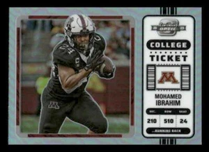 2023 Panini Chronicles Draft Picks #19 Mohamed Ibrahim Rookie Silver Minnesota - Picture 1 of 2