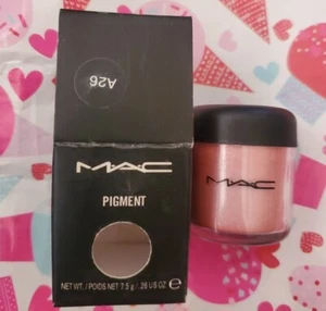 MAC M.A.C. Powder Pigment A26 Jumbo 7.5g Original Shimmer Salmon Pink NIB - Picture 1 of 2