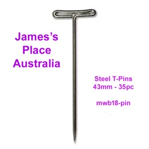 T Pins - Steel - for Soldering & Macrame Boards - Picture 1 of 1