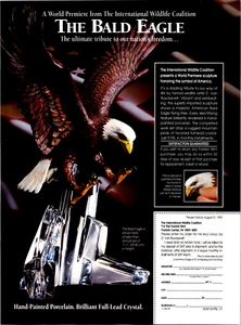 1993 International Wildlife Coalition The Weißkopfseeadler Vintage Print Ad - Ephemera - Bild 1 von 1