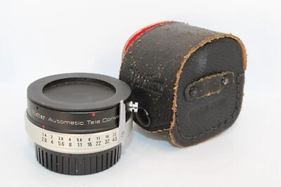 Lente Teleconvertidora Automática Vivitar 2x-5 Para Cámara Minolta MD con Estuche COMO NUEVA Foto 1 de 4