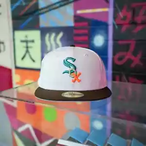 New Era 59Fifty x TBG Chicago White Sox Digital Haven Men's 7 3/8 Fitted Hat - Picture 1 of 2