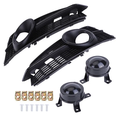 For Audi A6 S6 2016-2018 Sline Fog Light Grill Cover Lamp Grille W / ACC Upgrade - Imagem 1 de 4