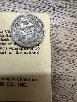 República De  CHILE 1940 20 CENTAVOS NICE OLD Collectible South American COIN - Image 1 of 3