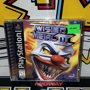 Twisted Metal III 3 | PlayStation 1998 PS1 Black Label, No Cracks! Sealed! New! - Picture 1 of 24