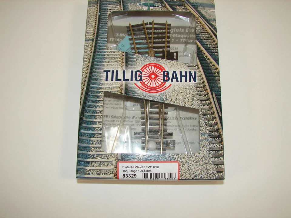 Tillig TT 83329 - EW1 links 15°  Sonderangebot     Neuware - Bild 1 von 1