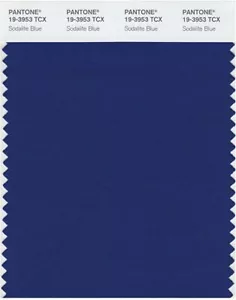 Tarjeta Pantone 19-3953 TCX Color Swatch AZUL SODALITE - Imagen 1 de 1