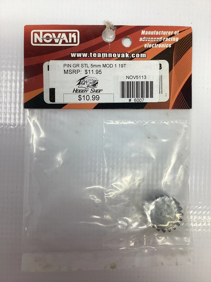 Vintage Novak 5113 Mod 1 Pinion Drive Gear 19T  Box3 - Image 1 of 1
