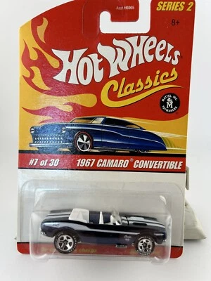 Hot Wheels Classics Series 2 - 1967 Chevy Camaro Convertible - 1:64 Diecast - Image 1 of 3