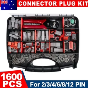 1600Pc Deutsch DT Connector Plug Kit With Genuine Deutsch Crimp Tool Auto Marine - Picture 1 of 15