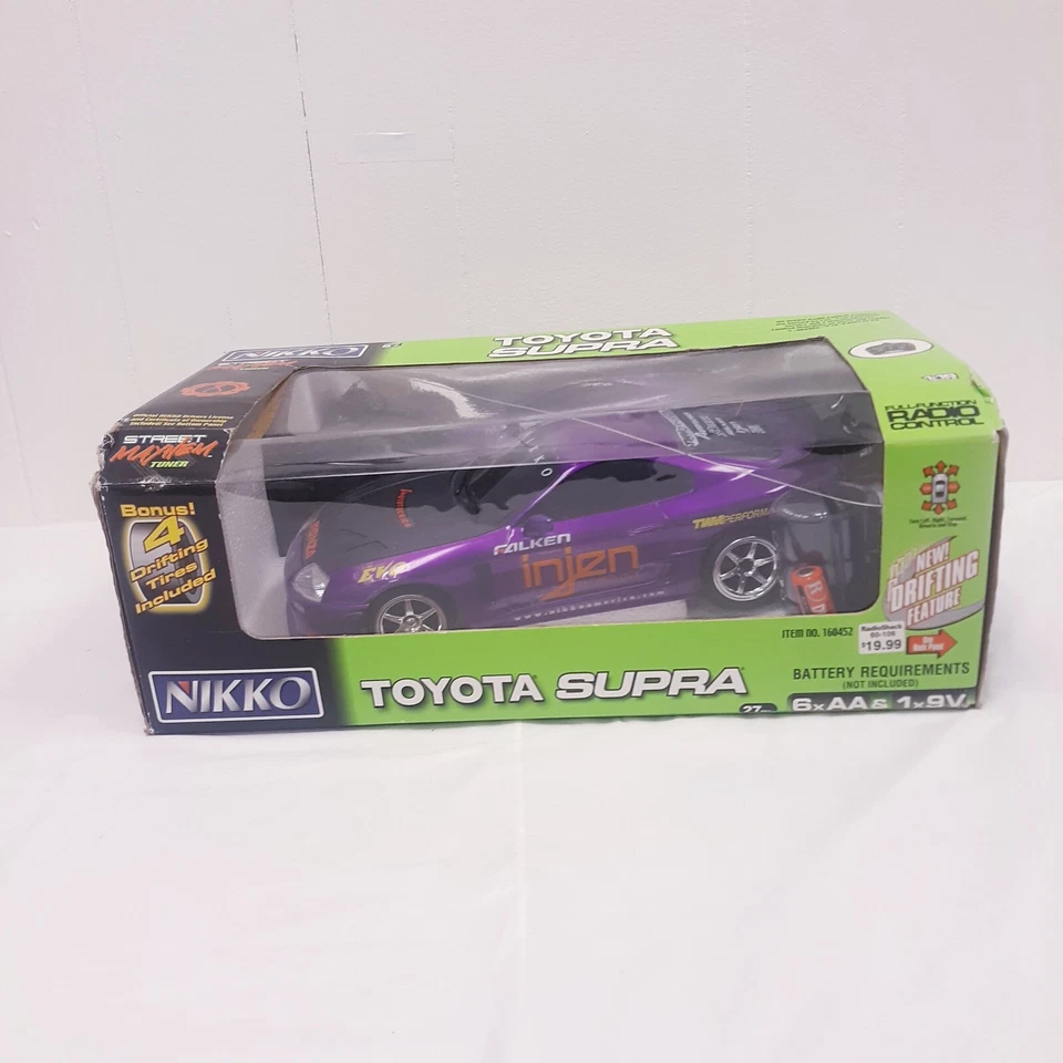 NEW IN BOX! Nikko Toyota Supra, Street Mayhem tuner scale 1:16 Radio control  - Image 1 of 4