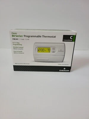 White-Rodgers 1F80-361 5+1+1 Day Programmable Thermostat, 1H/1C - Image 1 of 4