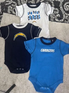 Juego de 3 enredaderas San Diego Chargers bebé bebé bebé - Imagen 1 de 1