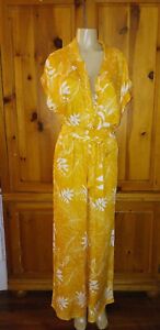 FOREVER 21/ SUMMER Jumpsuit TROPICAL  Size M