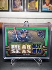 Matt Olson 2022 Topps Triple Threads Relics Emerald #17/18 #TTR-MO2 Braves