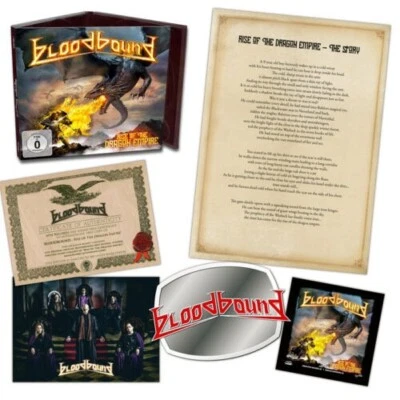 Bloodbound ‎– Rise Of The Dragon Empire / Box Set / CD + DVD / NEU & OVP - Bild 1 von 3