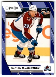 Nathan MacKinnon 2023-24 O-Pee-Chee Blue Border #9 Colorado Avalanche - Picture 1 of 2