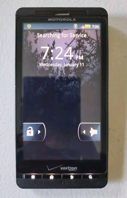 Motorola Droid X2 MB870 8GB Black Verizon Phone. Working, Holds Charge, Locked.  - Image 1 of 4