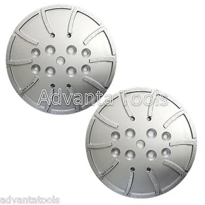 2PK 10” Concrete Grinding Head for EDCO Blastrac Grinders - 20 Seg 40/50 Grit - Picture 1 of 4