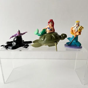 Disney The Little Mermaid Lot 3 Ariel Ursula King Triton Action Figures Kids Toy - Picture 1 of 15