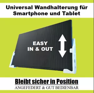 Soporte de pared universal para smartphone y tablet / soporte / móvil - Imagen 1 de 3