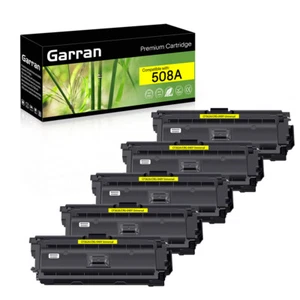 5 CF362A Yellow Toner Compatible for HP 508A Color LaserJet Flow MFP M577z M577f - Picture 1 of 12