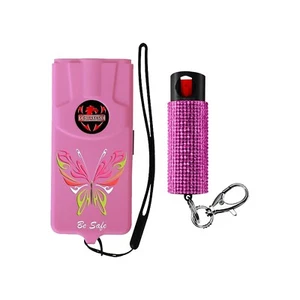 FIGHTSENSE Flashlight Stun Gun with Pepper Spray for Self Defense - Picture 1 of 61