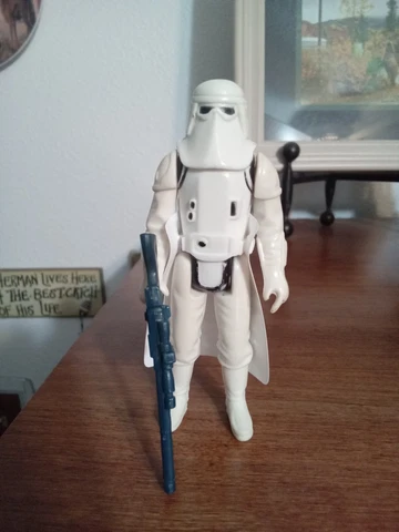 Vintage Star Wars 1980 HOTH STORMTROOPER Snowtrooper Figure Complete OriginalGun Cover