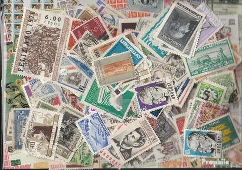 Uruguay Stamps 1.000 different stamps Cover