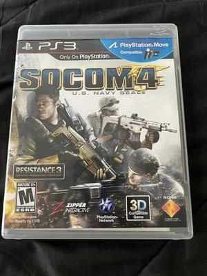 SOCOM 4: U.S. Navy SEALS | PlayStation 3 (PS3), 2010 | CIB | Tested - Image 1 of 4