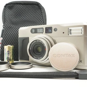 LCD works [Near MINT] Contax TVS 35mm Film Camera w/ Lens Cap Case Strap Japan - Picture 1 of 24