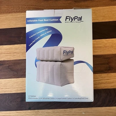 FlyPal 充气脚凳旅行用。 全新 - 开箱/损坏盒 — 第 1/4 张图片