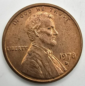 1978 D/D Lincoln Memorial Cent RPM-001 MDS/LDS AU Mint Error Penny Type Coin - Picture 1 of 7