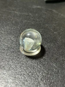 Fine Rare Clear Marble With Furnace Debris And “ Eyelashes “ Akro Agate ? .70” - Picture 1 of 4