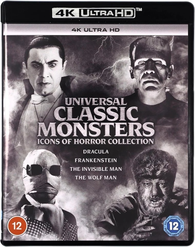 Universal Classic Monsters - Icons of Horror Collection (4K Blu-ray) **NEW** - Image 1 of 2
