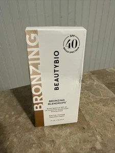 BEAUTYBIO Beauty Bio BRONZING BLENDROPS Sunscreen SPF 40 Oil Control 1 oz 30 ML - Picture 1 of 3