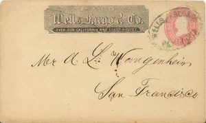 Antique WELLS FARGO and CO. COVER VG - Picture 1 of 2