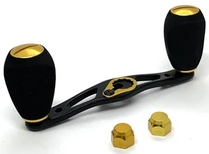 Power Handle 5X8 Shaft Fit Shimano Daiwa Okuma Abu Garcia Reels With R/Left Nuts - Picture 1 of 7