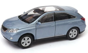 Welly Lexus RX 450h Sky Blue 1:34 1:39 Scales 4.5 Inch Diecast Model Car in Box - Picture 1 of 8